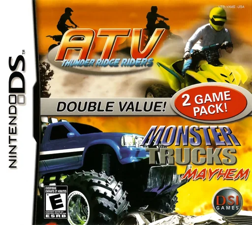 2 Game Pack! – Monster Trucks Mayhem + ATV – Thunder Ridge Riders
