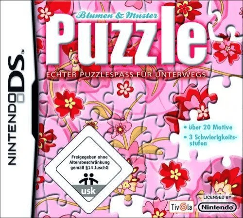 Blumen & Muster Puzzle – Echter Puzzlespass fuer Unterwegs