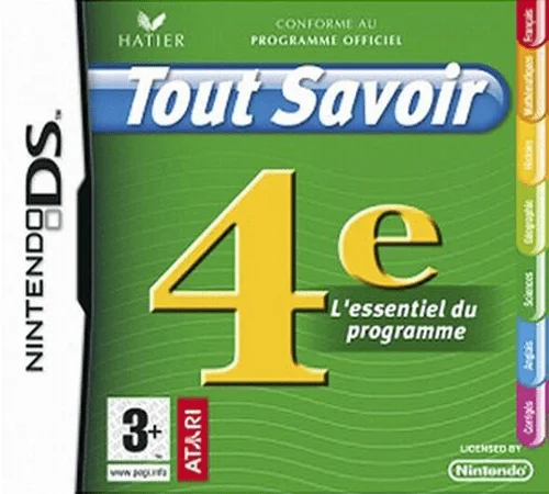 Tout Savoir 4e – L’Essentiel du Programme